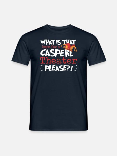 Lustiger Spruch Denglisch Kasperl - Männer T-Shirt - Navy