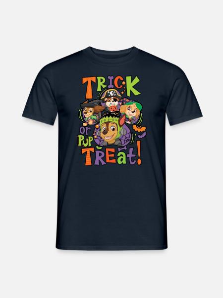 Paw Patrol Trick or Pup-Treat! Halloween Design - Männer T-Shirt - Navy