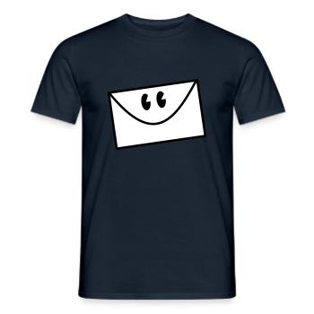 envelope - T-shirt homme - marine - Devant - AI Model Male 178 light (178cm)