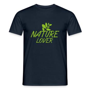 Nature Lover - T-shirt homme - marine - Devant - AI Model Male 178 light (178cm)
