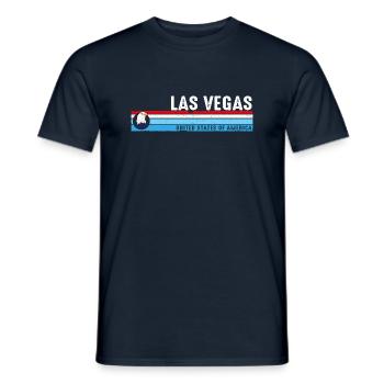 Las Vegas Nevada Est 1905 Vintage Classique Rétro - T-shirt homme - marine - Devant - AI Model Male 178 light (178cm)