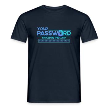 Network Security Specialist Gift - Men's T-Shirt - navy - Front - AI Model Male 178 light (178cm)