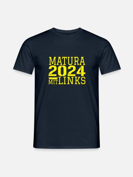 Matura Sprüche - Männer T-Shirt - Navy