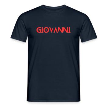Giovanni - Männer T-Shirt - Navy - Vorne - AI Model Male 178 light (178cm)