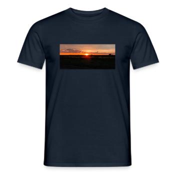 Messenger-Erstellung 740279723784173 - Männer T-Shirt - Navy - Vorne - AI Model Male 178 light (178cm)
