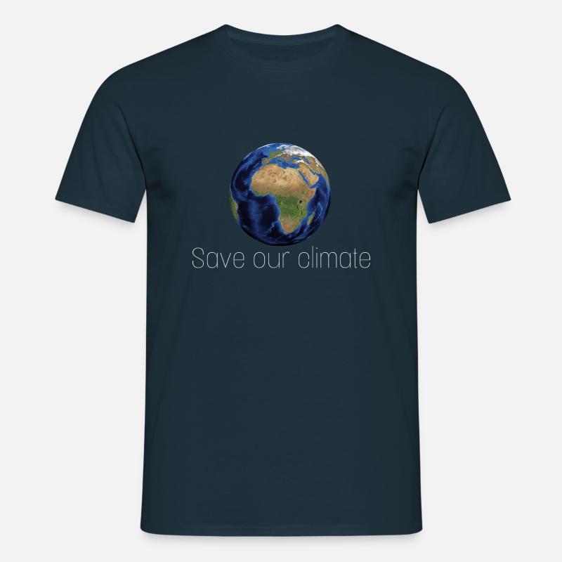 Save our planet - Männer T-Shirt - Navy