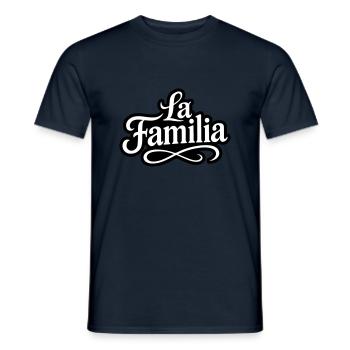 La Familia Tattoo - Männer T-Shirt - Navy - Vorne - AI Model Male 178 light (178cm)