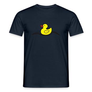 Ente gut alles gut - Männer T-Shirt - Navy - Vorne - AI Model Male 178 light (178cm)