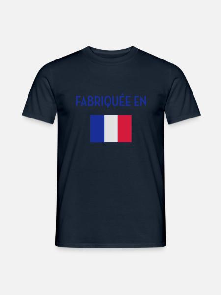 France / Français / Française / Bébé / Naissance - Men's T-Shirt - navy