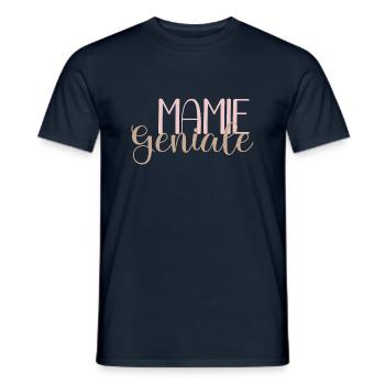 Mamie Geniale - Männer T-Shirt - Navy - Vorne - AI Model Male 178 light (178cm)