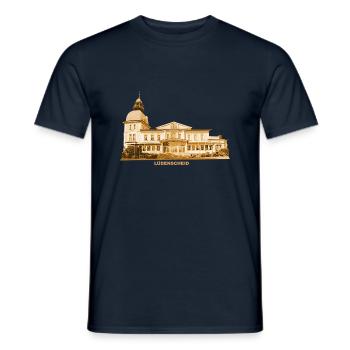 Lüdenscheid Schützenhalle Rhénanie-du-Nord-Westphalie - T-shirt homme - marine - Devant - AI Model Male 178 light (178cm)
