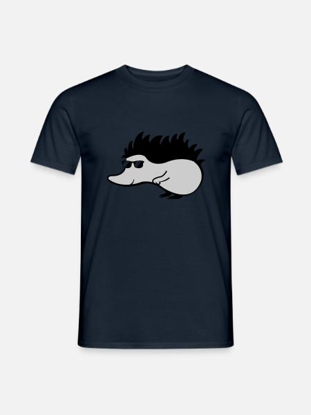 hérisson cool - T-shirt homme - marine