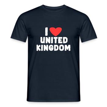 J’adore le royaume royal - T-shirt homme - marine - Devant - AI Model Male 178 light (178cm)