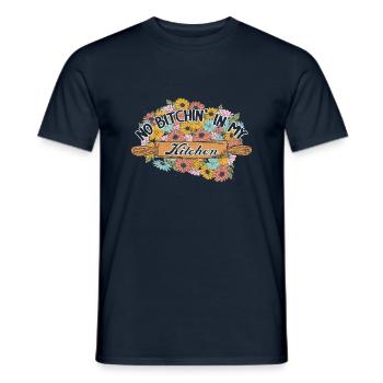 Boulangerie Baker Boulangerie Boulangerie Gâteau de confiserie - T-shirt homme - marine - Devant - AI Model Male 178 light (178cm)