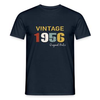 Original parts 1956 - 68th Anniversary Gift - Men's T-Shirt - navy - Front - AI Model Male 178 light (178cm)