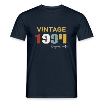 Original parts 1994 - 30th Anniversary Gift - Men's T-Shirt - navy - Front - AI Model Male 178 light (178cm)