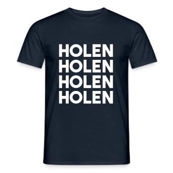 Ne pas prendre Trèves Platt cadeau - T-shirt homme - marine - Devant - AI Model Male 178 light (178cm)