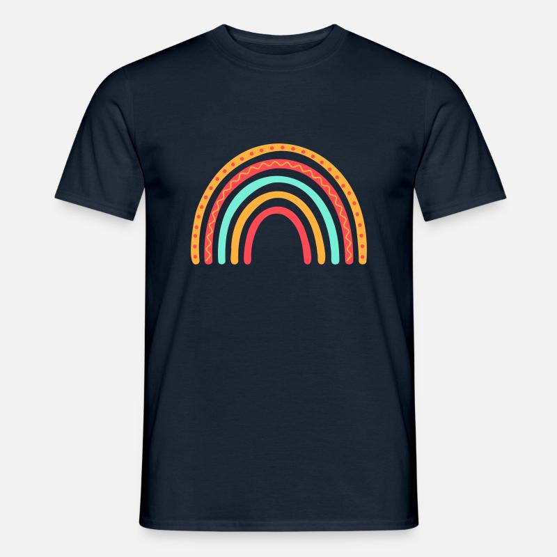 Rainbow - Men’s T-shirt - navy