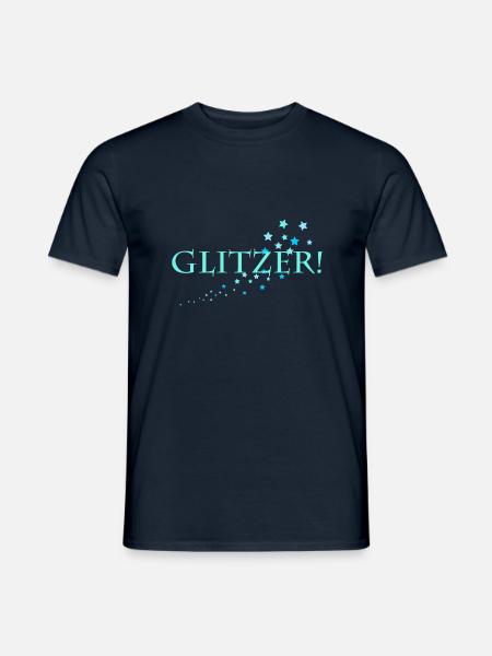 Glitzer! - Männer T-Shirt - Navy