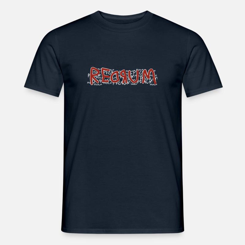 Redrum - Männer T-Shirt - Navy