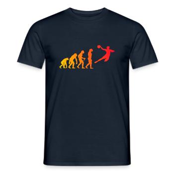 Handball Enfants Evolution Joueurs de handball Hommes - T-shirt homme - marine - Devant - AI Model Male 178 light (178cm)