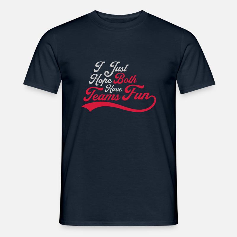 Both Teams Have Fun - Männer T-Shirt - Navy