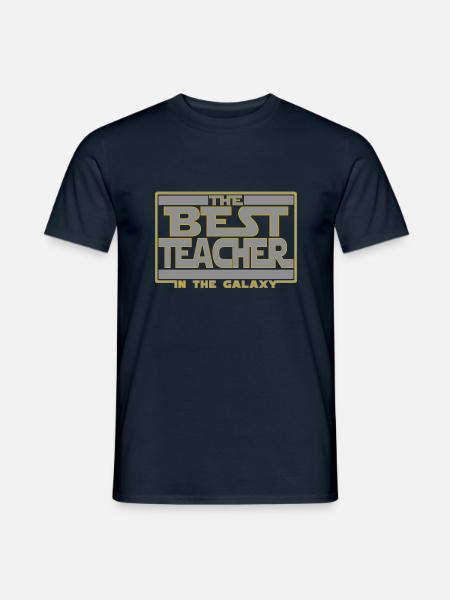 Le meilleure enseignant de la galaxie - T-shirt homme - marine