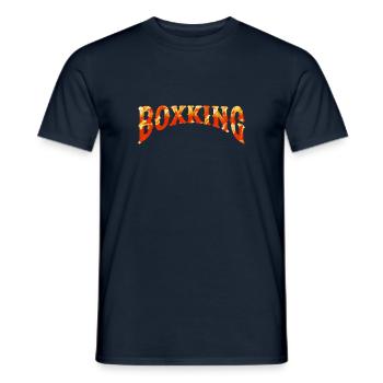 Boxing Sport - Men's T-Shirt - navy - Front - AI Model Male 178 light (178cm)