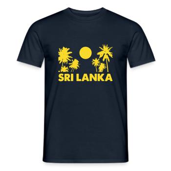 sri lanka - Männer T-Shirt - Navy - Vorne - AI Model Male 178 light (178cm)