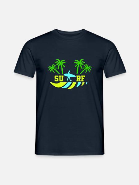 Surfer - T-shirt homme - marine
