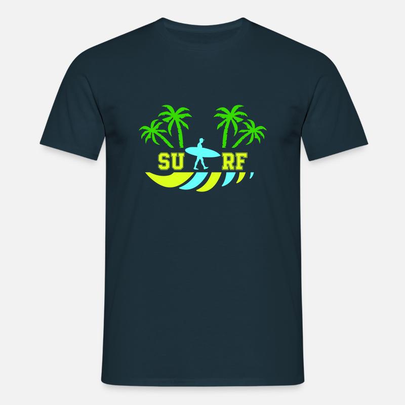 surf - Männer T-Shirt - Navy