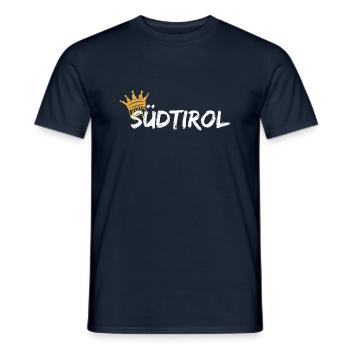 Tyrol du Sud - T-shirt homme - marine - Devant - AI Model Male 178 light (178cm)
