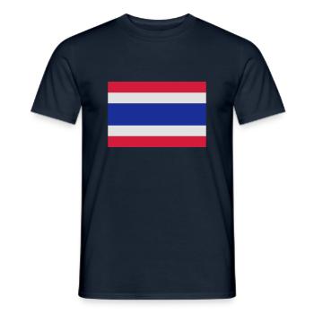 Thailand Flagge - Männer T-Shirt - Navy - Vorne - AI Model Male 178 light (178cm)
