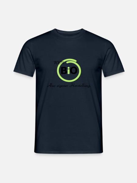 100 % Bio - Männer T-Shirt - Navy