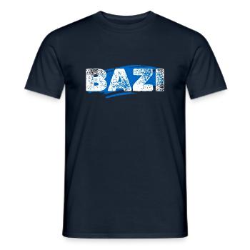 BAZI Bayern Bayerisch Lustig Geschenk - Männer T-Shirt - Navy - Vorne - AI Model Male 178 light (178cm)