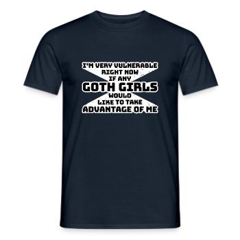 I Was Fighting A Bear Funny Surgery Broken Arm Leg - Men's T-Shirt - navy - Front - AI Model Male 178 light (178cm)
