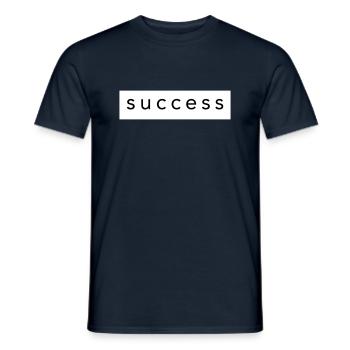 success - Erfolgreich sein - Männer T-Shirt - Navy - Vorne - AI Model Male 178 light (178cm)