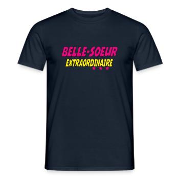 EXTRAORDINARY Sister-in-Law - Men's T-Shirt - navy - Front - AI Model Male 178 light (178cm)