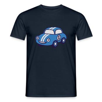racing car - T-shirt homme - marine - Devant - AI Model Male 178 light (178cm)