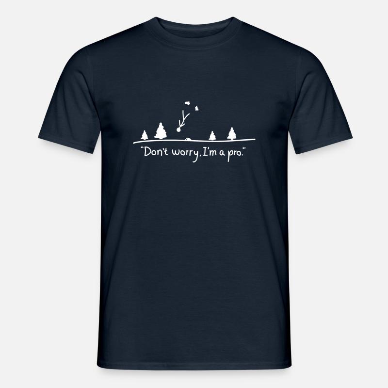 Inline Skating Geschenk - Männer T-Shirt - Navy