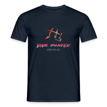 divil Hunter - Männer T-Shirt - Navy - Vorne - AI Model Male 178 light (178cm)