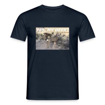 Yes, my Dear? - Männer T-Shirt - Navy - Vorne - AI Model Male 178 light (178cm)