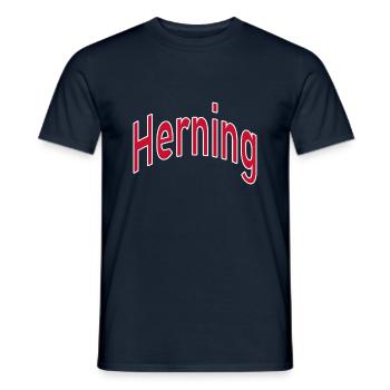 Herning - Men's T-Shirt - navy - Front - AI Model Male 178 light (178cm)