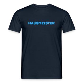 Hausmeister Hausmeisterei Handwerk - Männer T-Shirt - Navy - Vorne - AI Model Male 178 light (178cm)