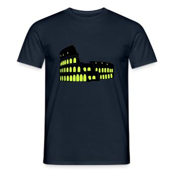 Colisée - T-shirt homme - marine - Devant - AI Model Male 178 light (178cm)