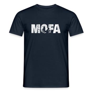 mofa shirt - Männer T-Shirt - Navy - Vorne - AI Model Male 178 light (178cm)