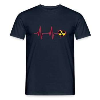 Cardio RX - Männer T-Shirt - Navy - Vorne - AI Model Male 178 light (178cm)