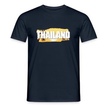 Thaïlande - T-shirt homme - marine - Devant - AI Model Male 178 light (178cm)