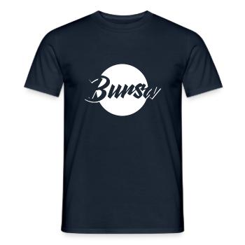 Bursa 16 - Männer T-Shirt - Navy - Vorne - AI Model Male 178 light (178cm)