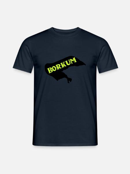 Borkum Island - Men's T-Shirt - navy